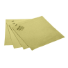 PVA Micro - Lavette microfibre technique jaune - 38 X 35cm - Sachet de 5