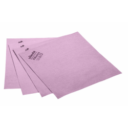 PVA Micro - Lavette microfibre technique rouge - 38 X 35cm - Sachet de 5