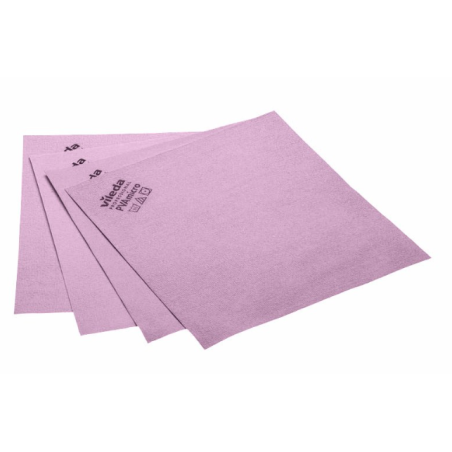 PVA Micro - Lavette microfibre technique rouge - 38 X 35cm - Sachet de 5