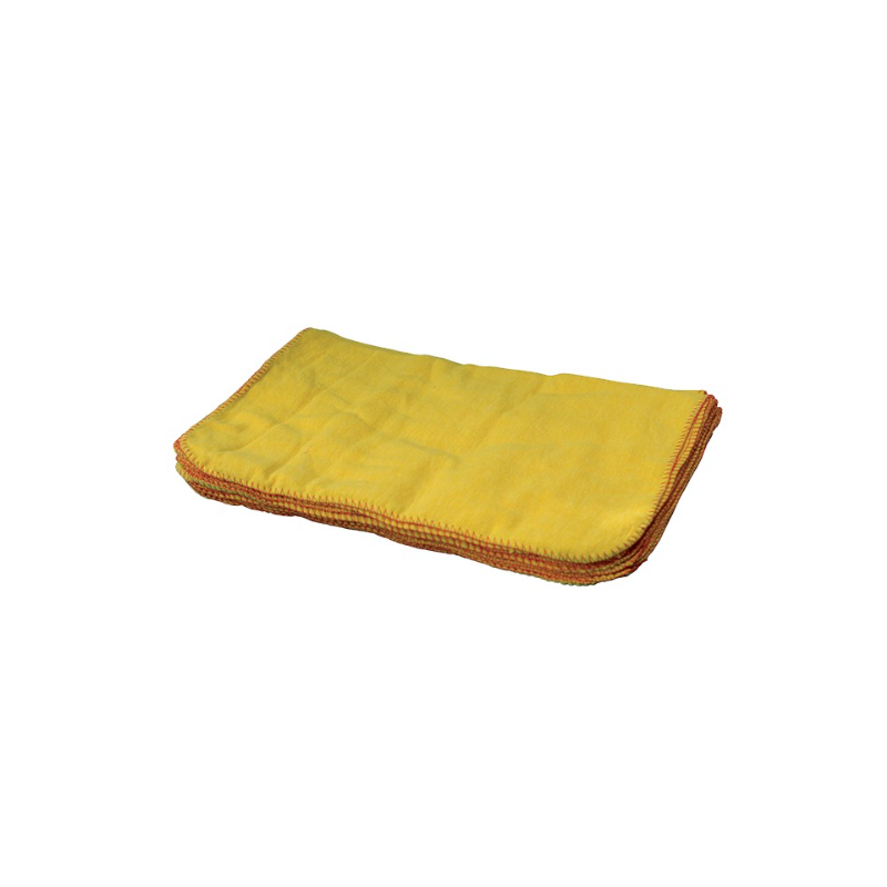 Chamoisine coton jaune - 40 X 50cm - Sachet de 10