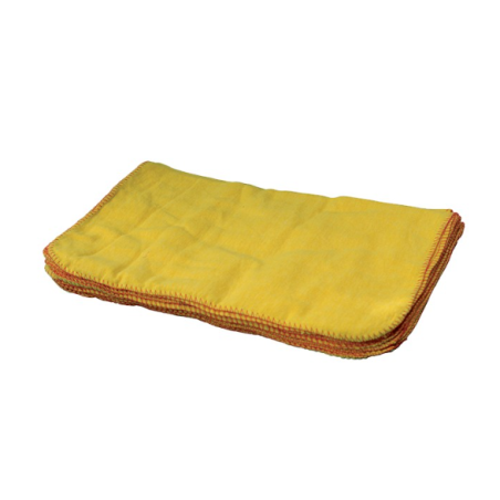 Chamoisine coton jaune - 40 X 50cm - Sachet de 10