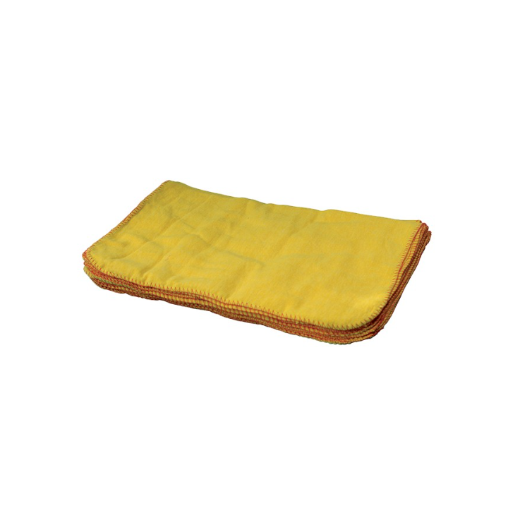 Chamoisine coton jaune - 40 X 50cm - Sachet de 10