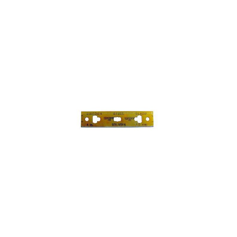 Lames pour grattoir - 0,2mm - 10cm
