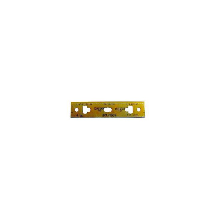 Lames pour grattoir - 0,2mm - 10cm