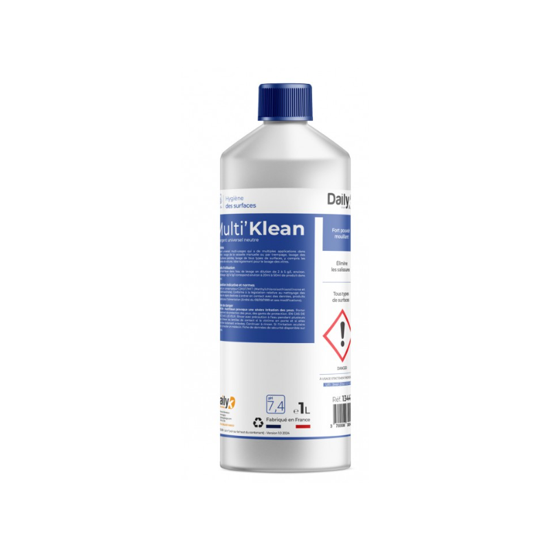 Multi'Klean - Détergent universel neutre - Bidon 1L