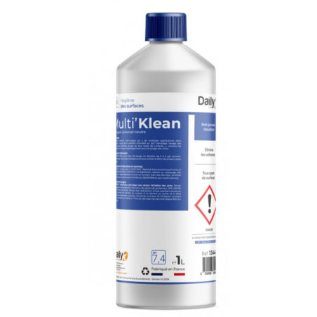Multi'Klean - Détergent universel neutre - Bidon 1L