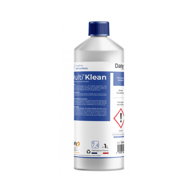 Multi'Klean - Détergent universel neutre - Bidon 1L