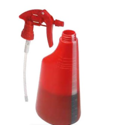 Pulvérisateur couleur rouge - Avec tête couleur - 650ml