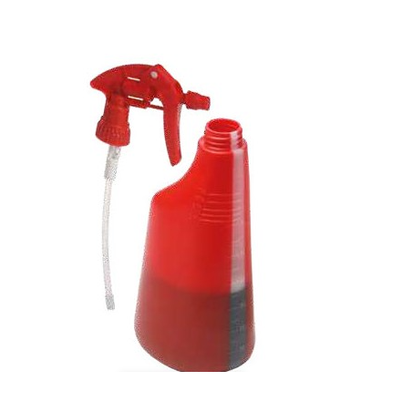 Pulvérisateur couleur rouge - Avec tête couleur - 650ml