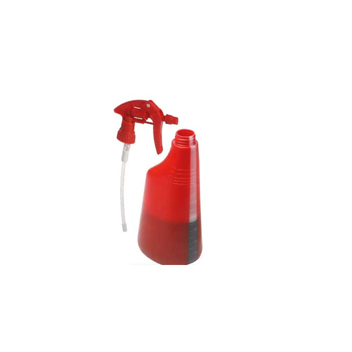 Pulvérisateur couleur rouge - Avec tête couleur - 650ml