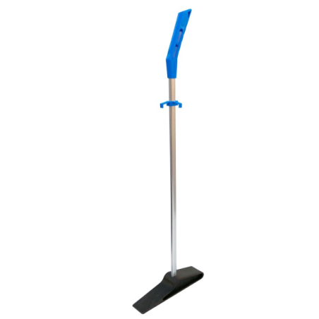 Cale porte caoutchouc - Avec manche 80cm