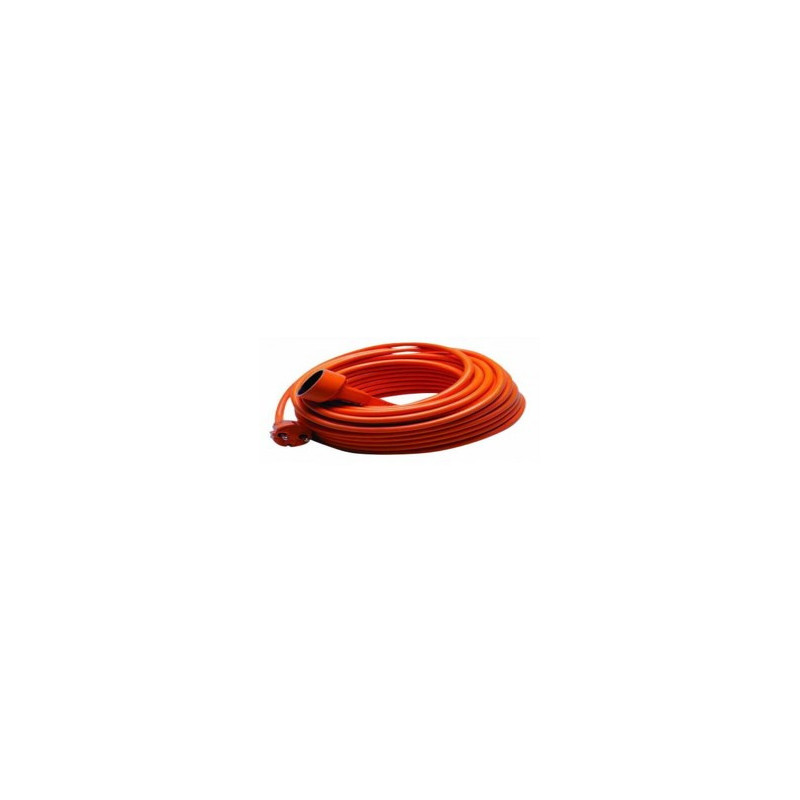 Cordon prolongateur orange pour jardin L 25m / Câble 2x1,5mm²