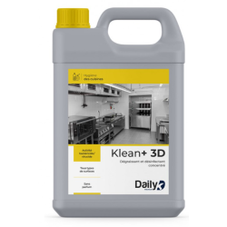 Klean+ 3D - Détergent Dégraissant Désinfectant - Bidon 5L