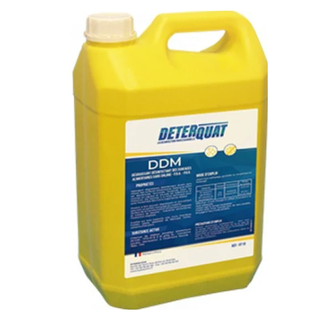 Déterquat DDM - Super dégraissant désinfectant  - Bidon 5L concentré