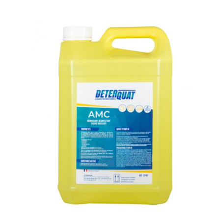 Déterquat AMC - Dégraissant désinfectant chloré - Bidon 5L