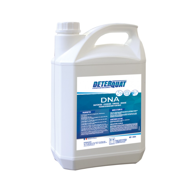 Déterquat DNA - Dégraissant désinfectant - Bidon 5L