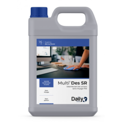 Multi'Des SR - Désinfectant de surfaces sans rinçage PAE - Bidon 5L