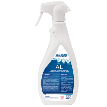 Déterquat Al - Désinfectant alimentaire PAE sans rinçage - Spray 750ml