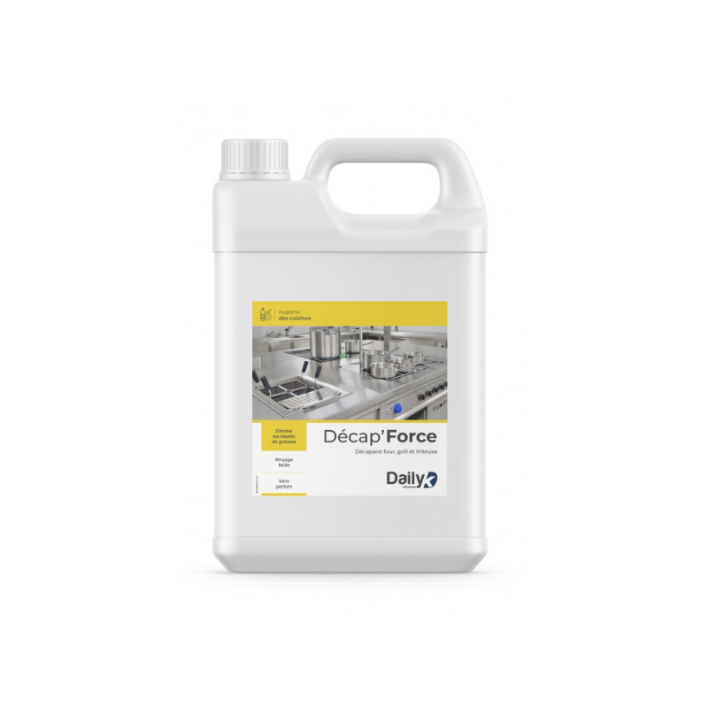 Décap' Force - Décapant four et friteuse - Bidon 5L