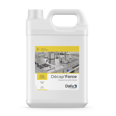 Décap' Force - Décapant four et friteuse - Bidon 5L