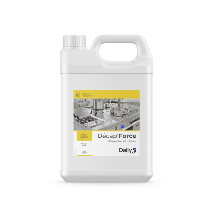 Décap' Force - Décapant four et friteuse - Bidon 5L