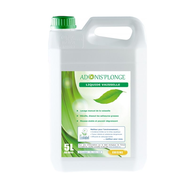 Adonis' Plonge - Liquide vaisselle - Bidon 5L