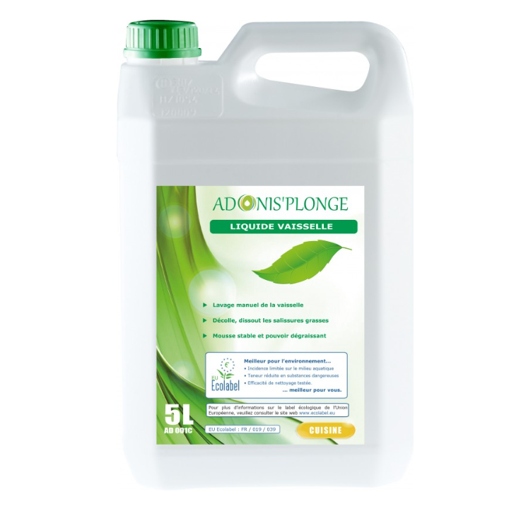 Adonis' Plonge - Liquide vaisselle - Bidon 5L