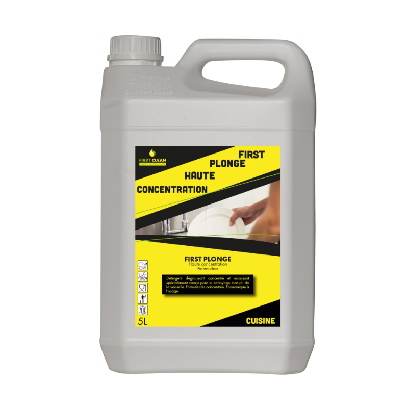 Plonge citron HC  - Liquide vaisselle - Bidon 5L