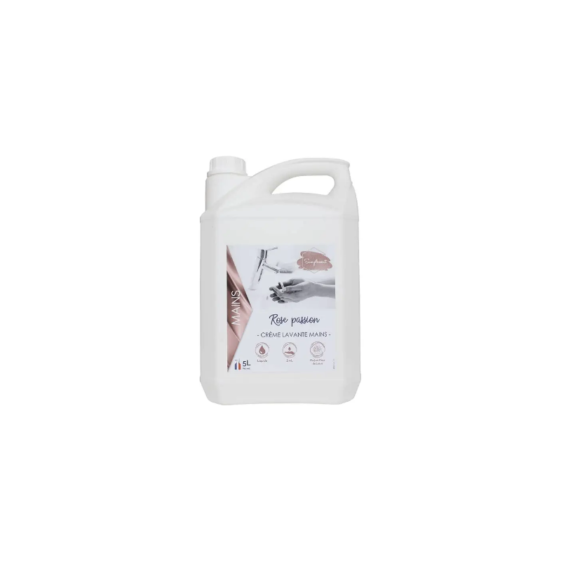 Crème lavante nacrée rose - Rose Passion - 5L
