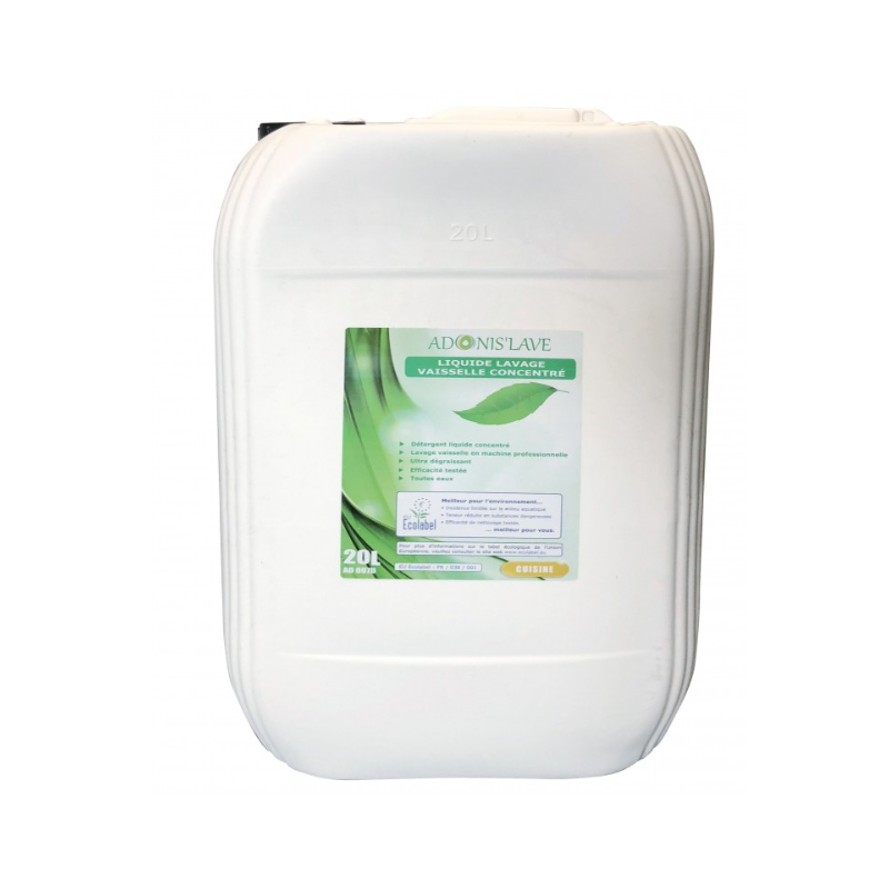 Adonis' Lave - Liquide de lavage toutes eaux - Bidon 20L