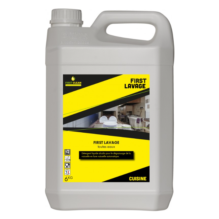 Lavage toutes eaux - Pour machines - Bidon 6KG