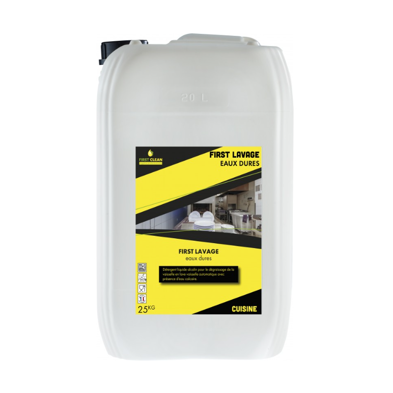 Lavage eau dure - Pour machines - Bidon 25KG