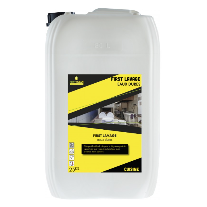 Lavage eau dure - Pour machines - Bidon 25KG
