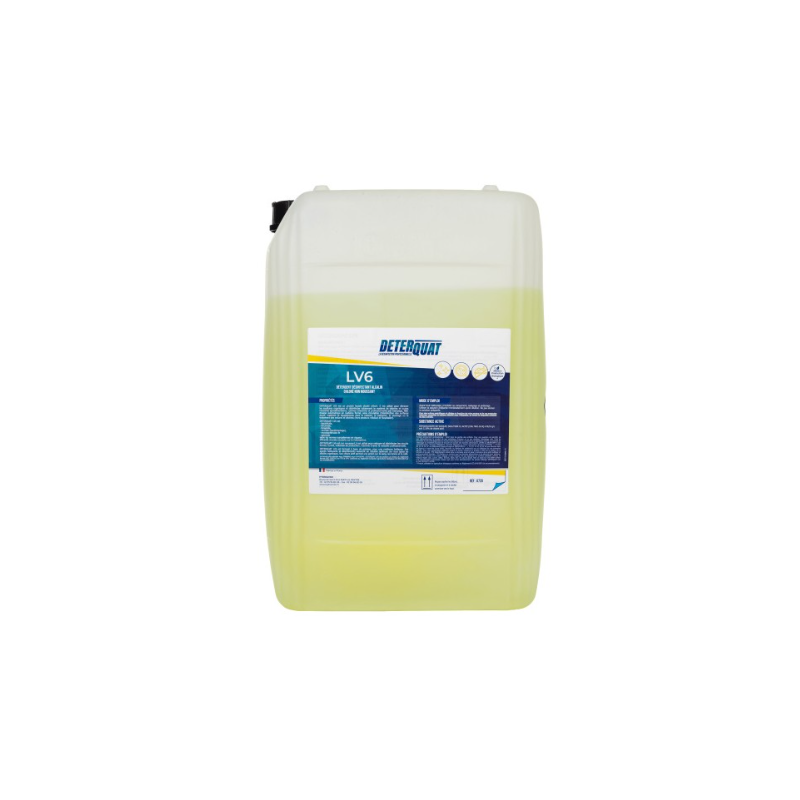 Déterquat LV6 - Détergent désinfectant chloré - Bidon 20L