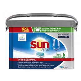 Sun all in 1 - Tablettes lave vaisselle - Seau de 200