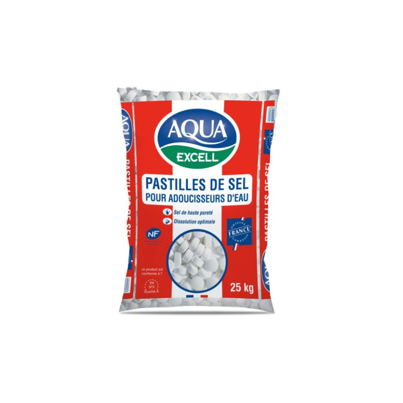 Sel pour adoucisseur en machine - Sac 25KG