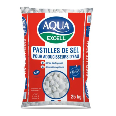 Sel pour adoucisseur en machine - Sac 25KG