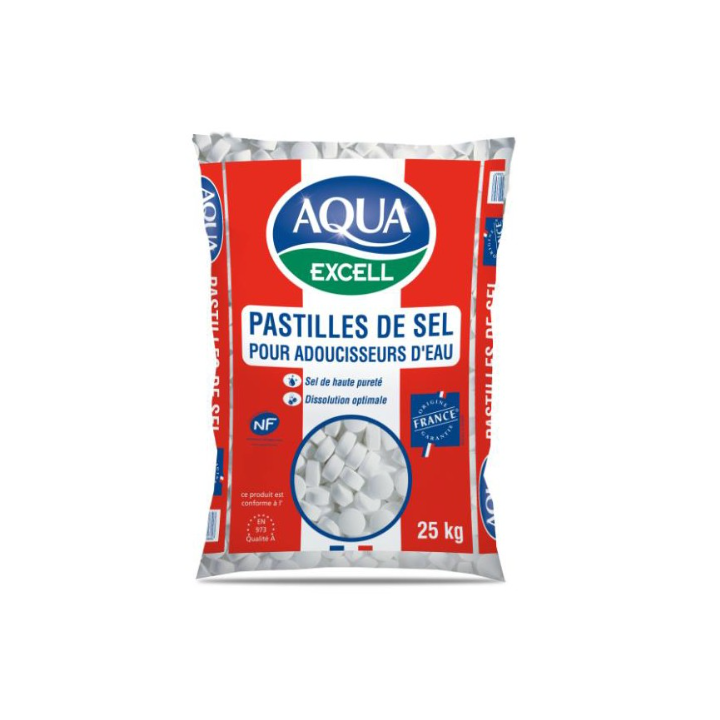 Sel pour adoucisseur en machine - Sac 25KG
