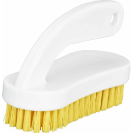 Brosse à ongles jaune avec poignée - Monture 13cm