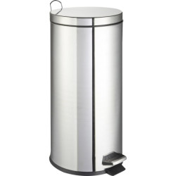 Poubelles à pédale inox - 12L