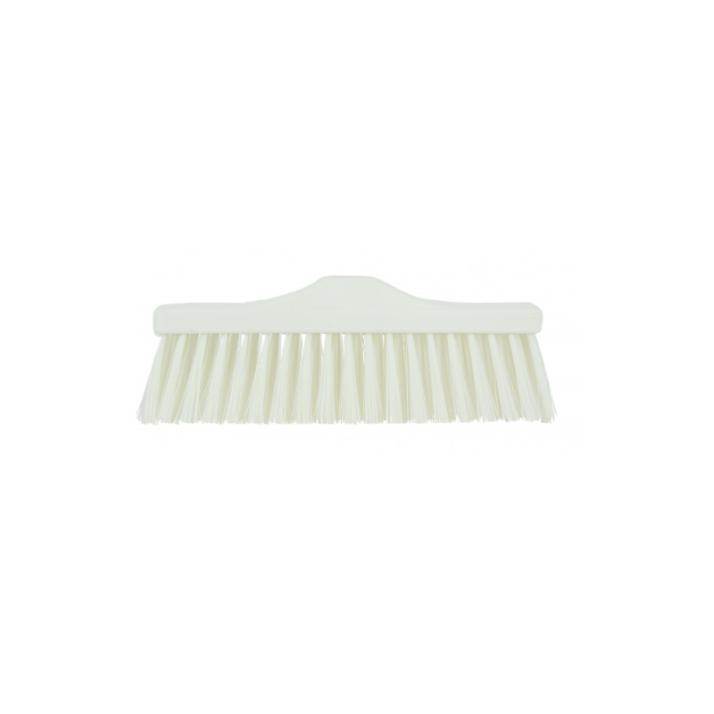 Balai mi-dur blanc - 30cm