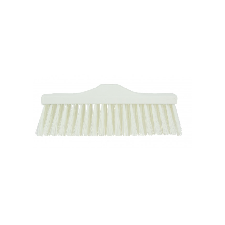 Balai mi-dur blanc - 30cm