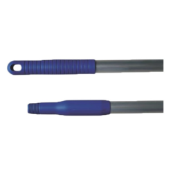 Manche aluminium bleu - 140cm