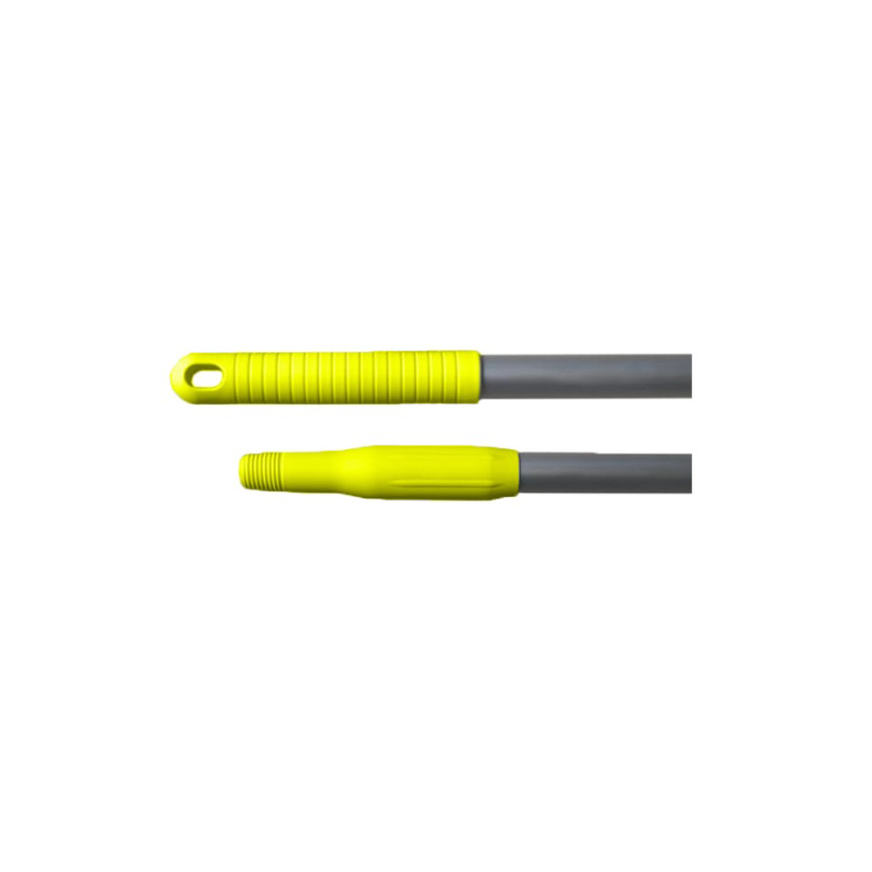 Manche aluminium jaune - 140cm