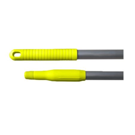 Manche aluminium jaune - 140cm