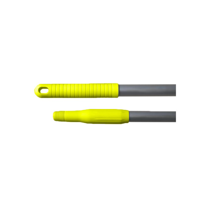 Manche aluminium jaune - 140cm