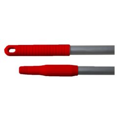 Manche aluminium rouge - 140cm