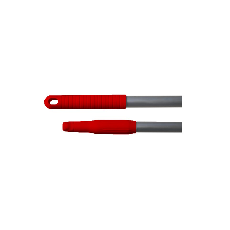 Manche aluminium rouge - 140cm