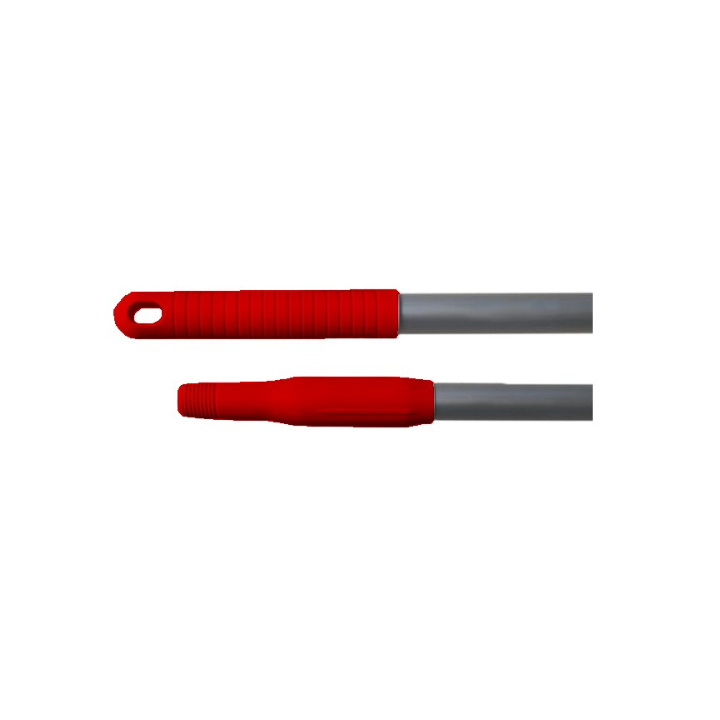 Manche aluminium rouge - 140cm