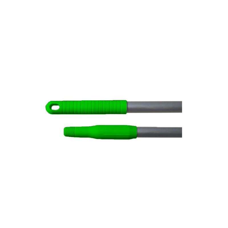 Manche aluminium vert - 140cm